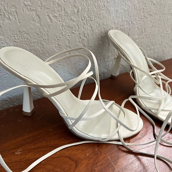 LPA BONE WHITE BASILE HEEL - Picture 3 of 5